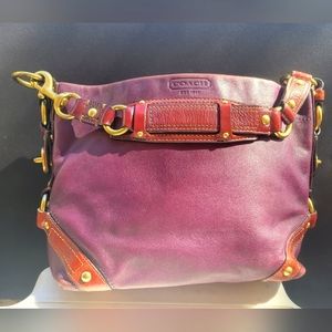 Coach Carly Bag (Burgundy)